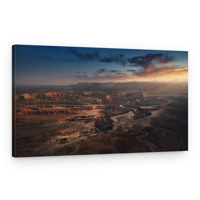 Majestic Canyon Sunset – Canvas Print