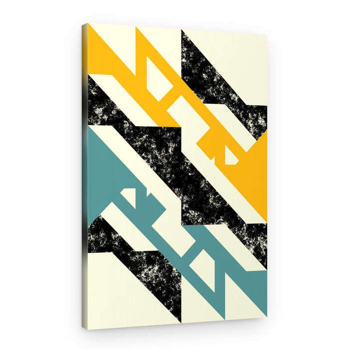 Dynamic Geometric Pattern – Canvas Print