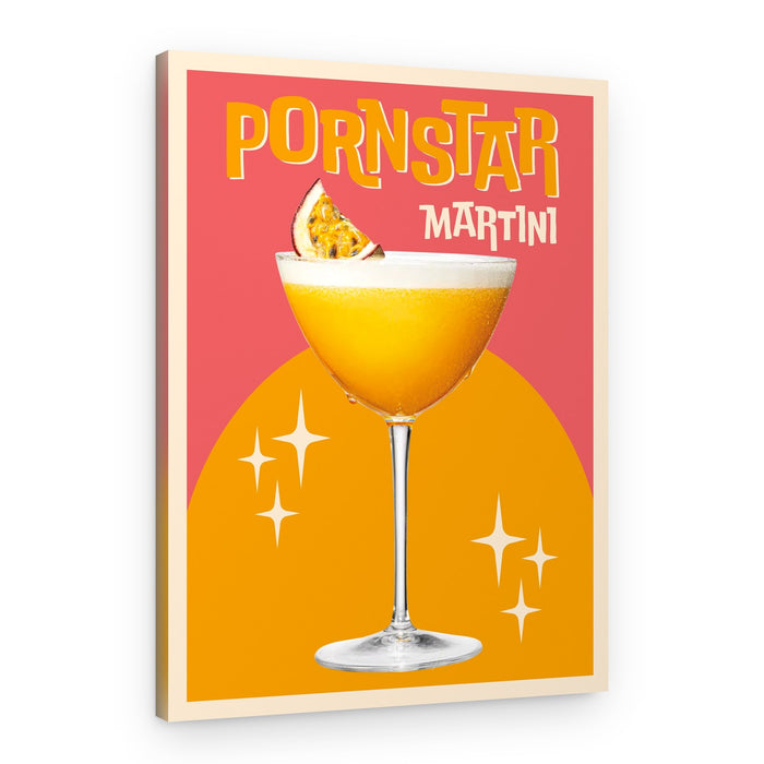 Vibrant Pornstar Martini – Canvas Print