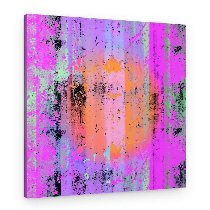 Vibrant Paint Streaks – Canvas Print