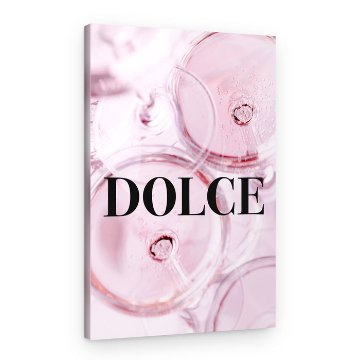 Pink Champagne Celebration – Canvas Print