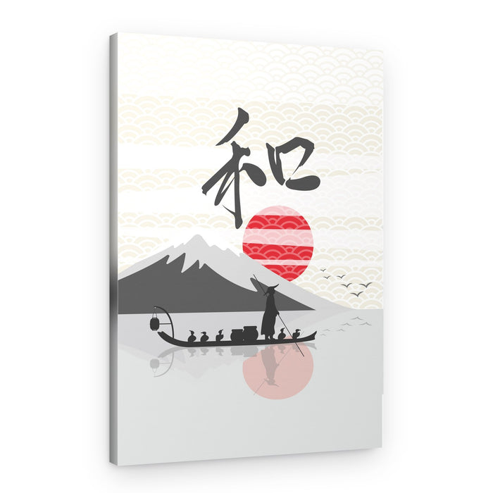 Japanese Harmony Landscape – Canvas Print