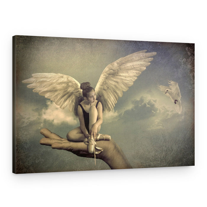 Dreaming Angel Ballerina – Canvas Print
