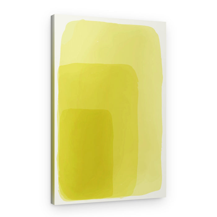 Mellow Yellow Layers – Canvas Print