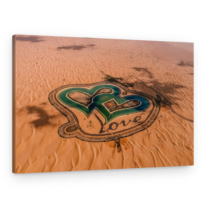 Desert Love Lake – Canvas Print