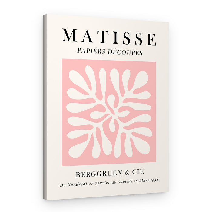 Soft Pink Cutouts – Canvas Print