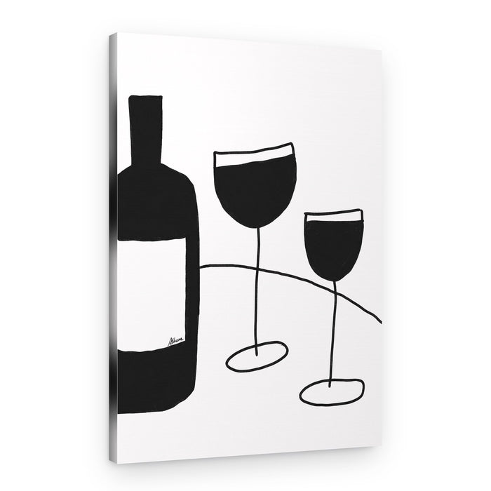 Wine Glasses – Canvas Print
