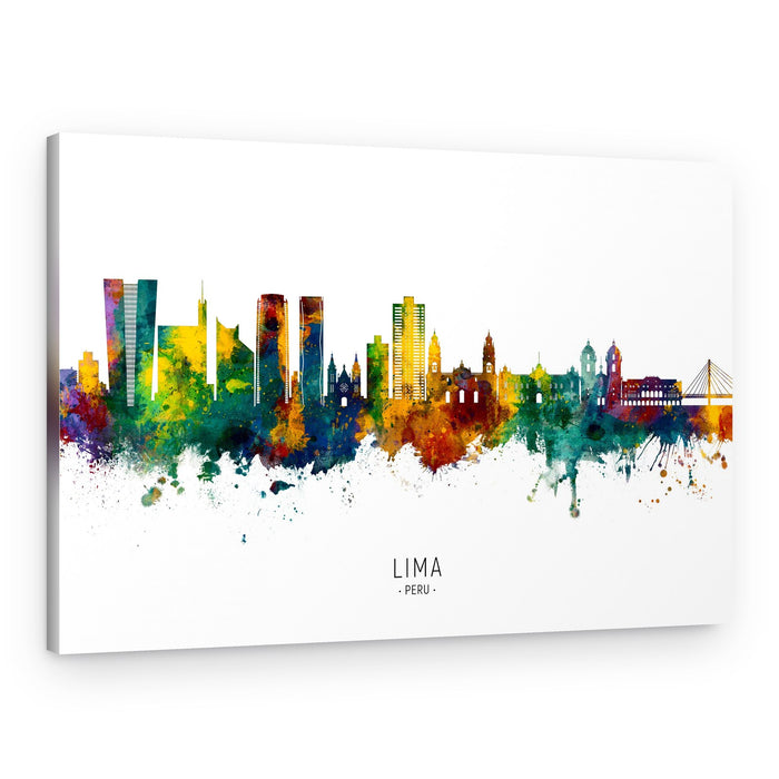 Vibrant Lima Skyline – Canvas Print