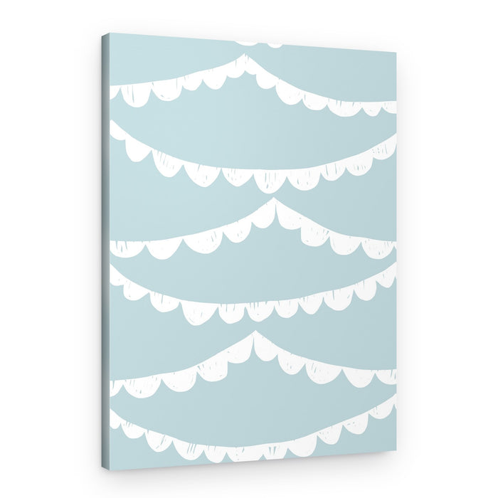 Playful Bunting Pattern – Canvas Print