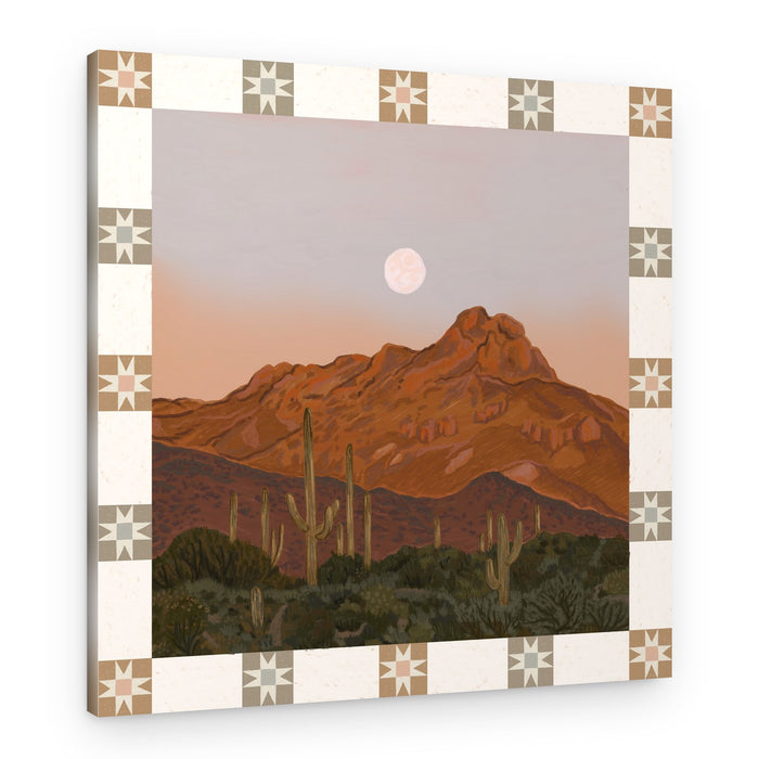 Southwest Desert Moon – Canvas Print
