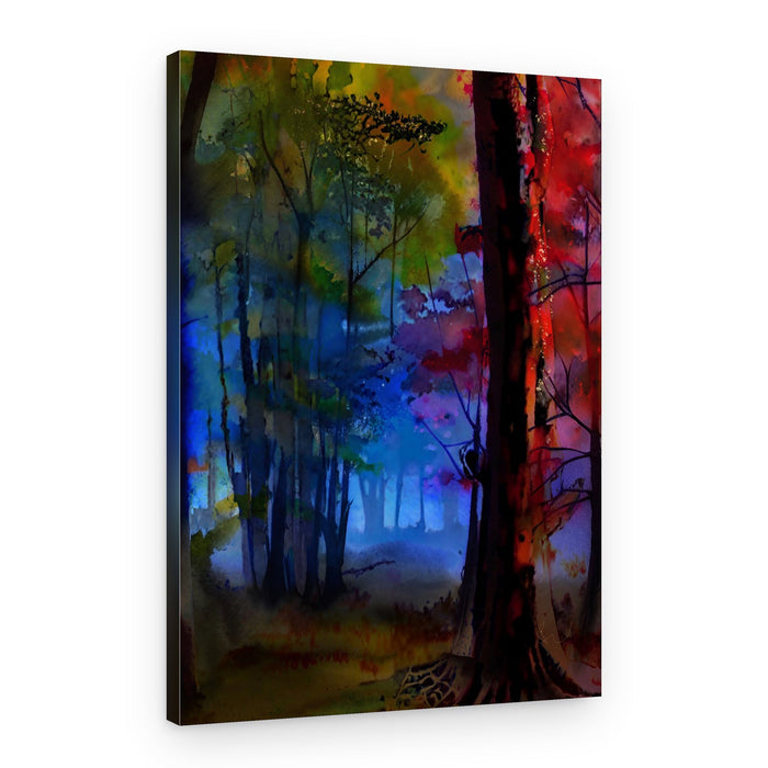 Magical Color Forest – Canvas Print
