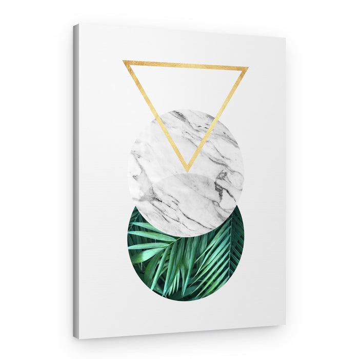 Elegant Geometric Nature – Canvas Print
