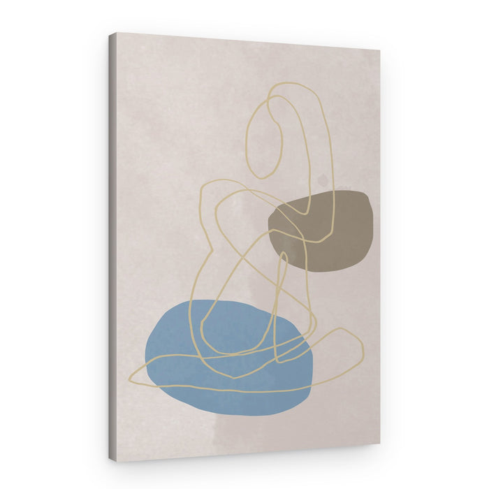 Abstract Line Forms – Canvas Print