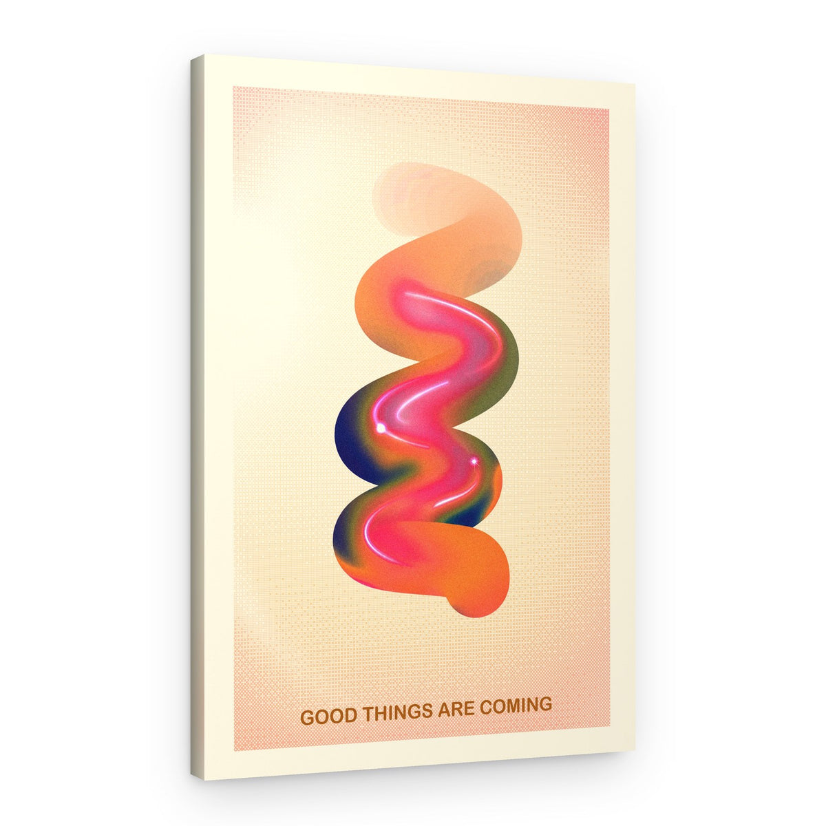Vibrant Optimism Flow – Canvas Print