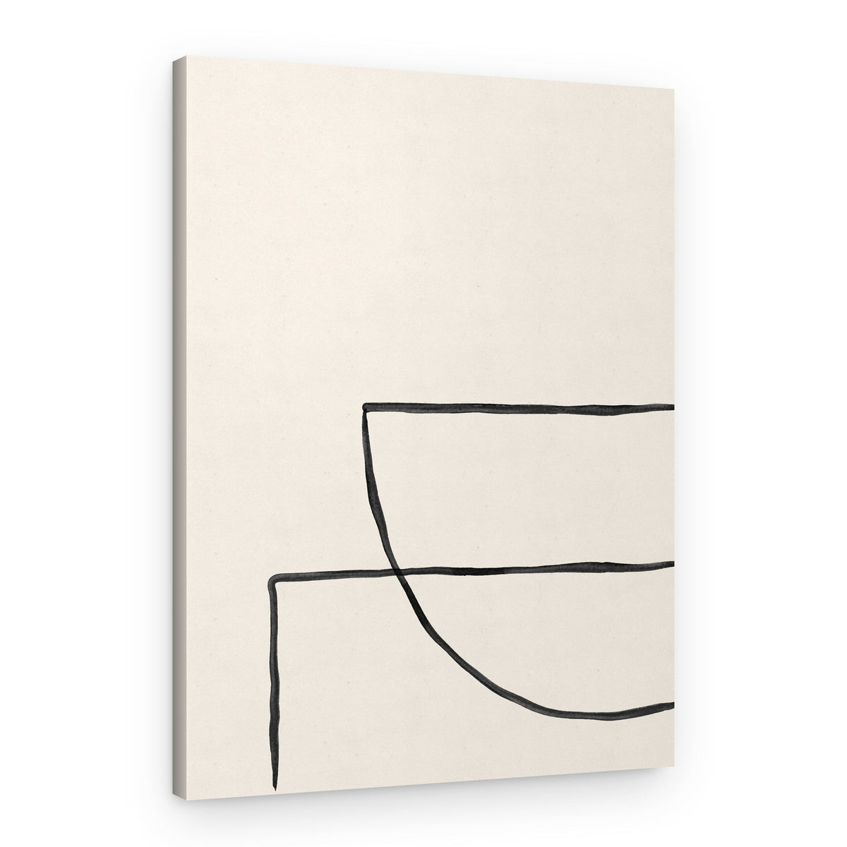 Abstract Line Forms – Canvas Print