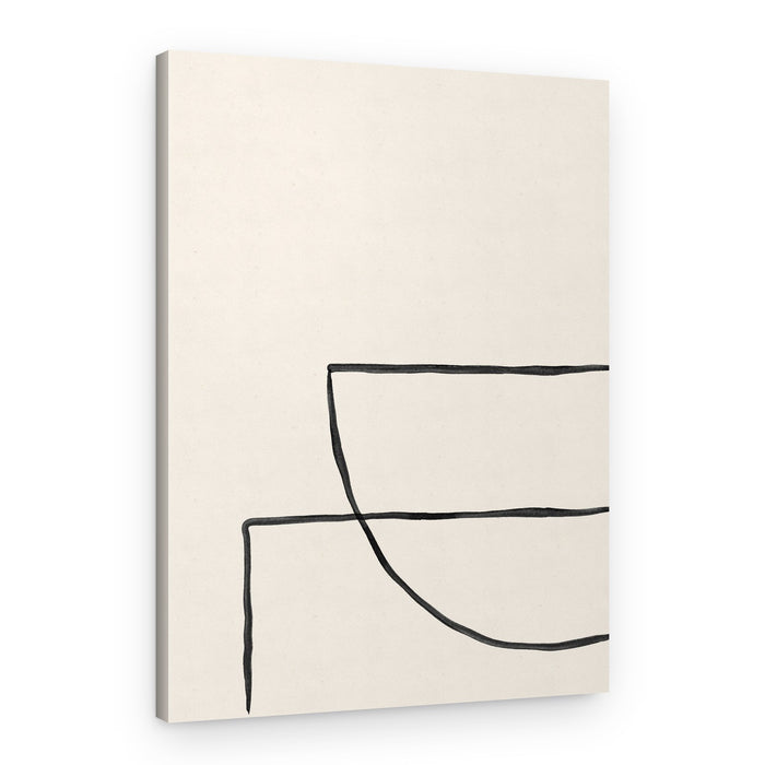Abstract Line Forms – Canvas Print