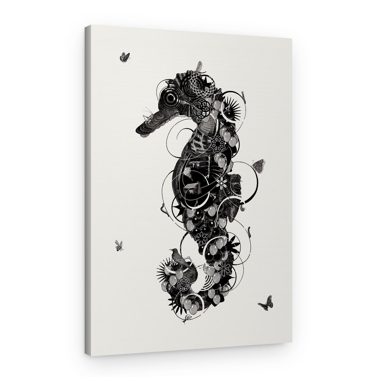 Intricate Seahorse Fantasy – Canvas Print