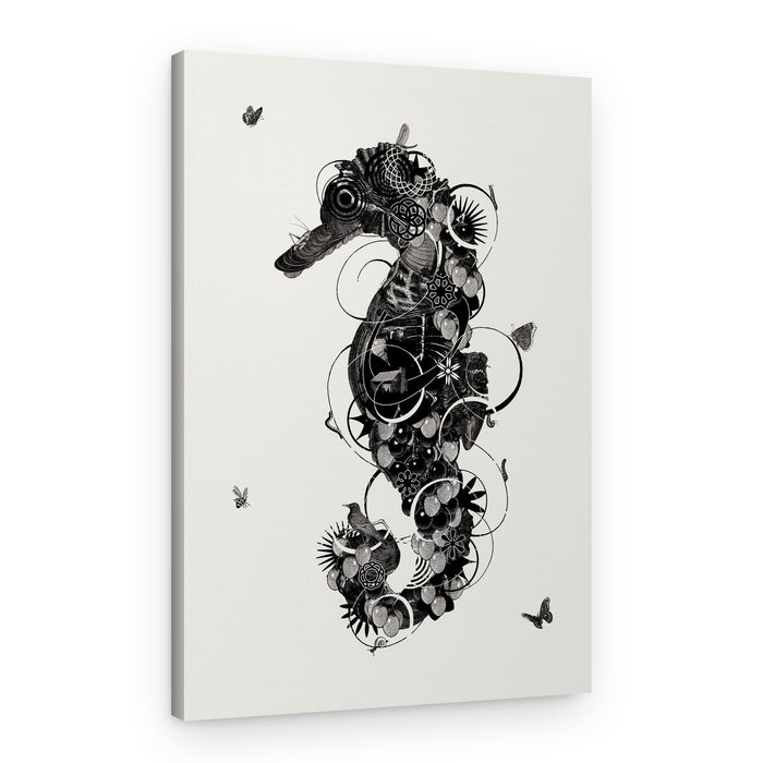 Intricate Seahorse Fantasy – Canvas Print