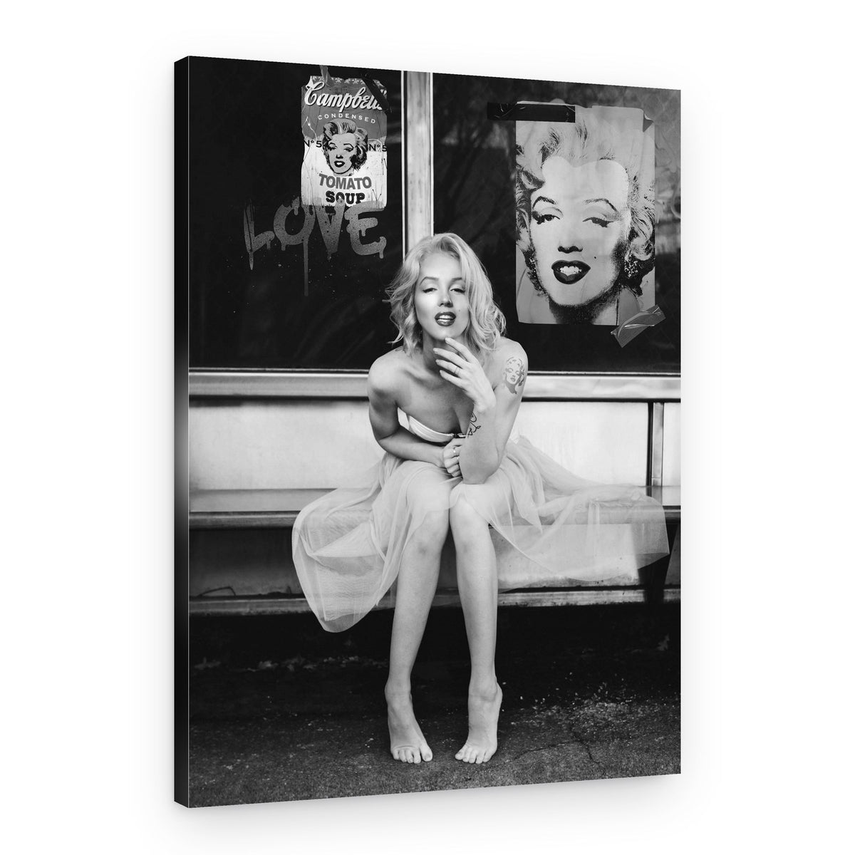 New Marilyn BW – Canvas Print