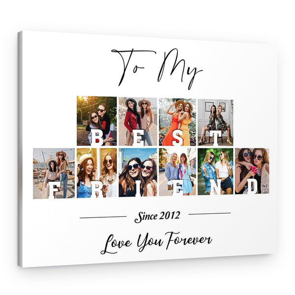 To My Best Friend Custom Photo Collage