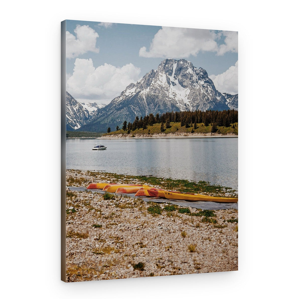 Grand Teton Lake View – Canvas Print