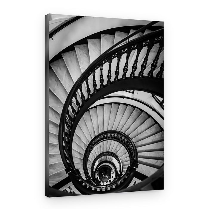 Spiral Marble Staircase – Canvas Print