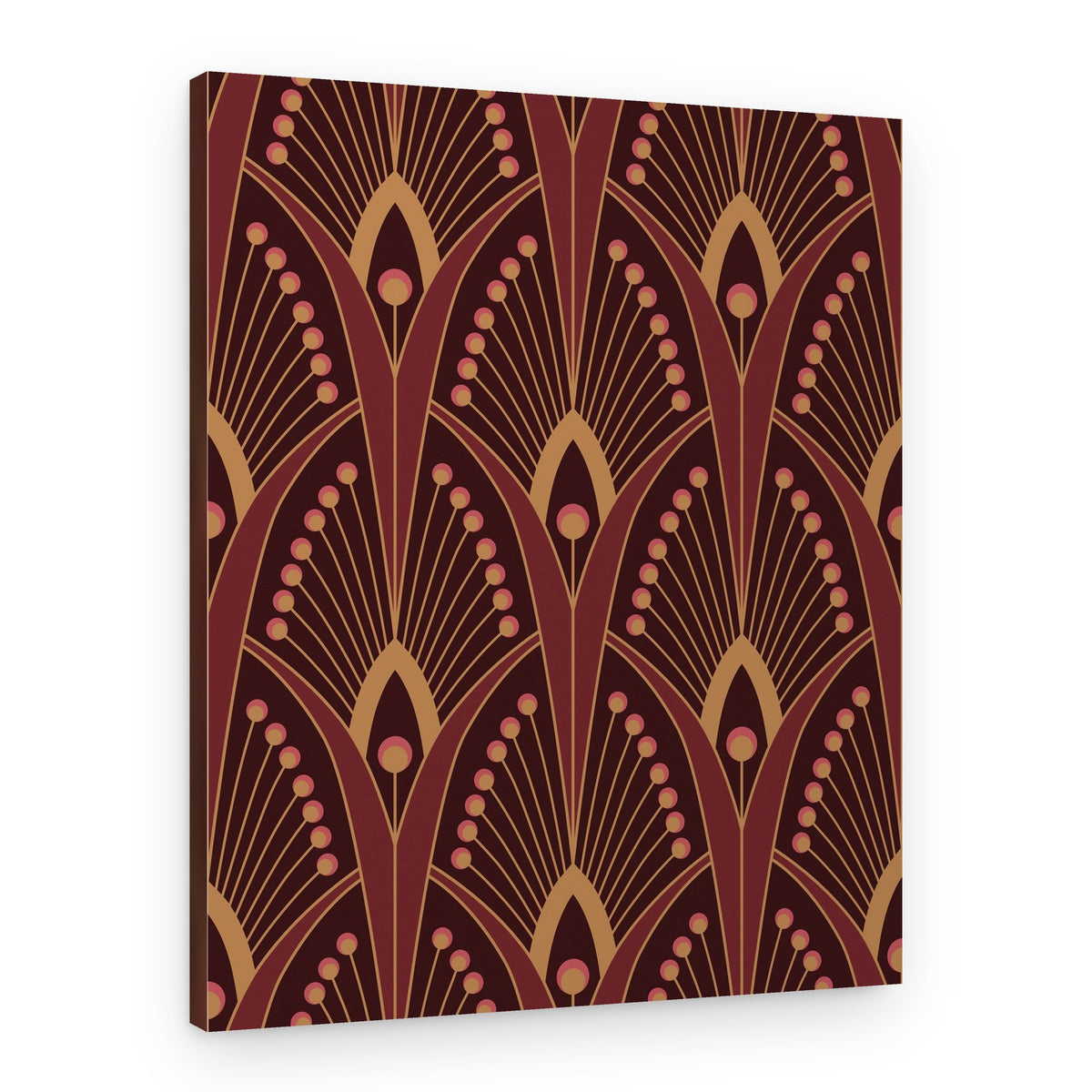 Art Deco Fan Pattern – Canvas Print