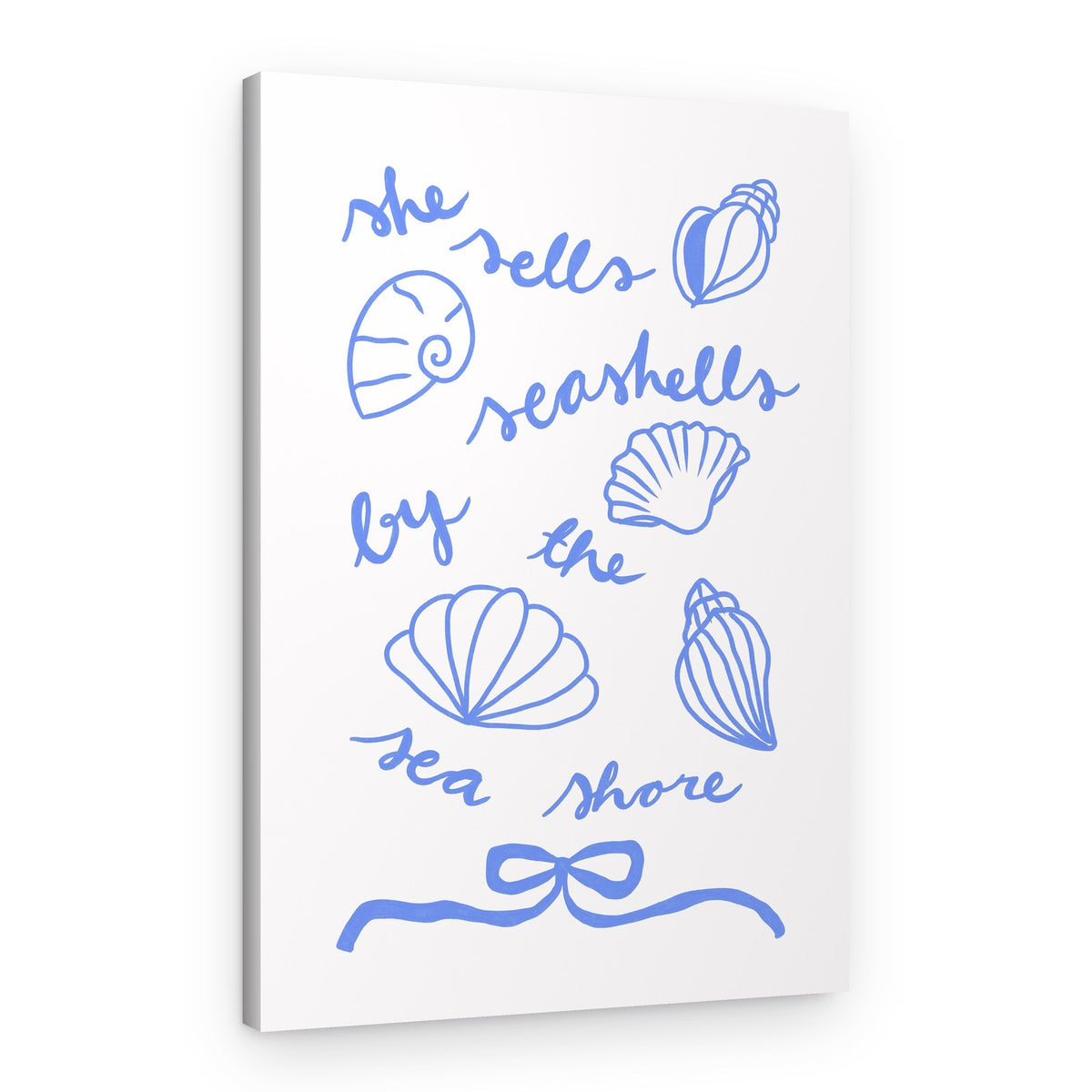 Seashell Serenity – Canvas Print