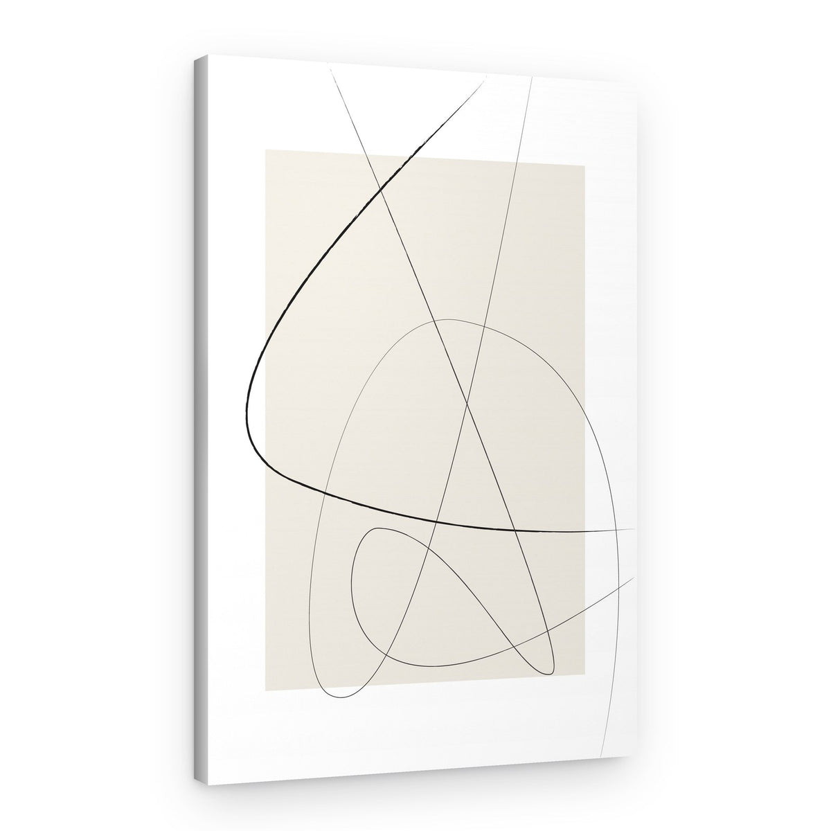 Modern Abstract Lines – Canvas Print