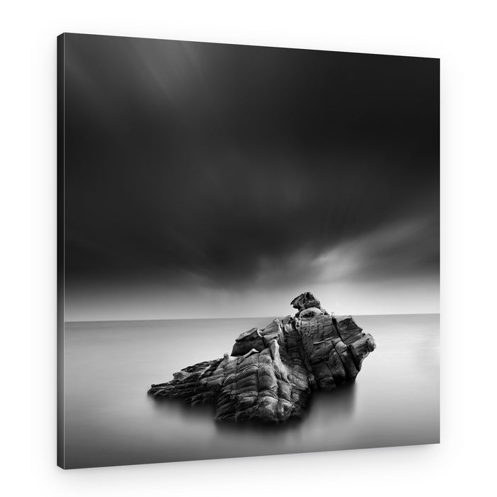 Moody Ocean Rock – Canvas Print