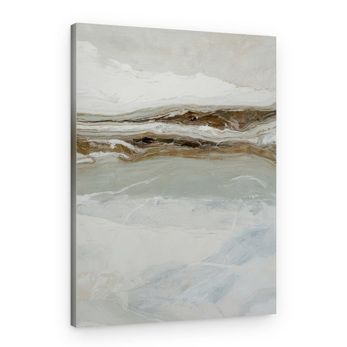 Abstract Mineral Layers – Canvas Print