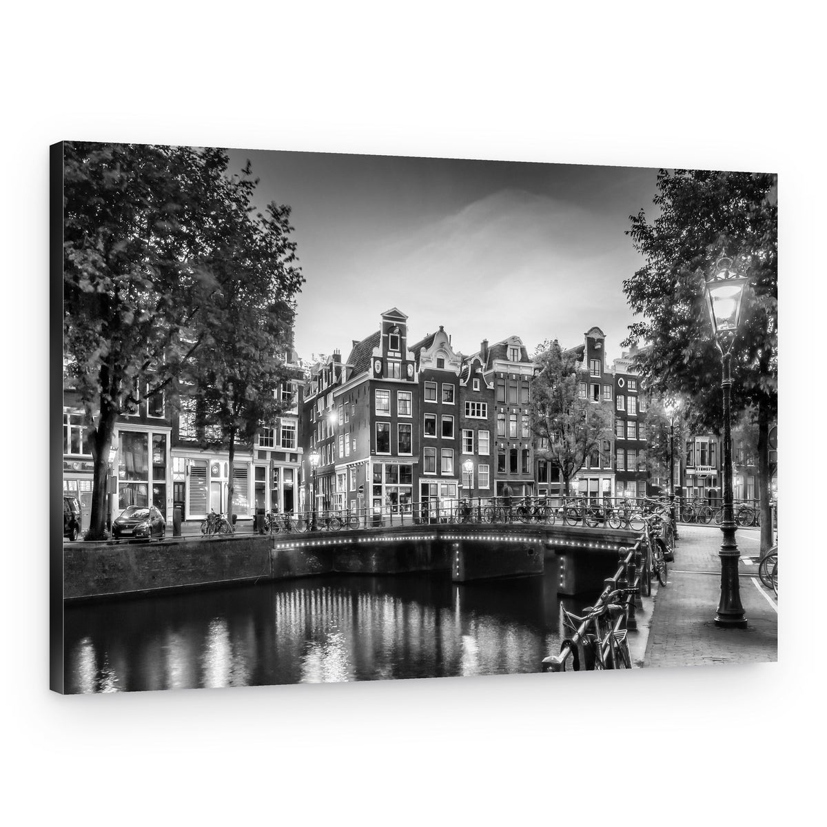 Amsterdam Evening Reflections – Canvas Print