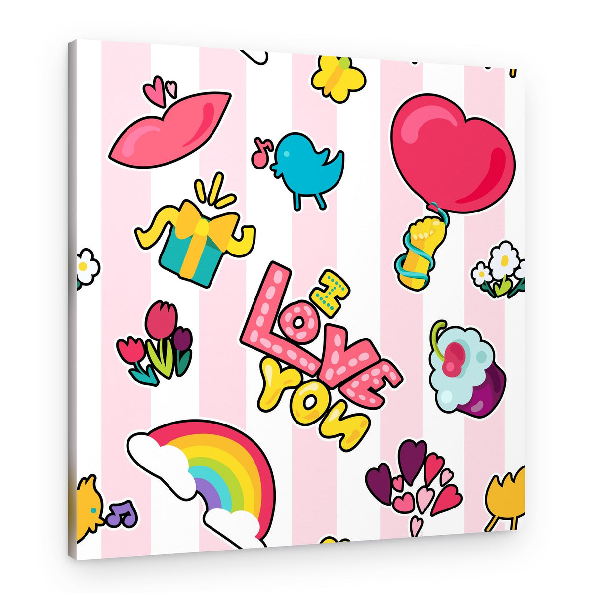 Love You Message – Canvas Print