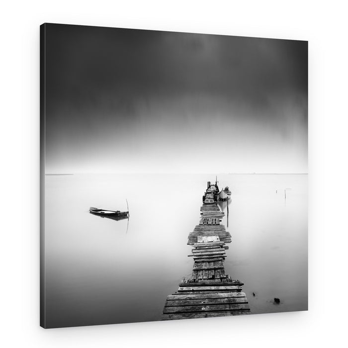 Old Pier Serenity – Canvas Print