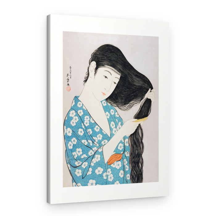 Woman Combing Her Hair (1920) – Canvas Print