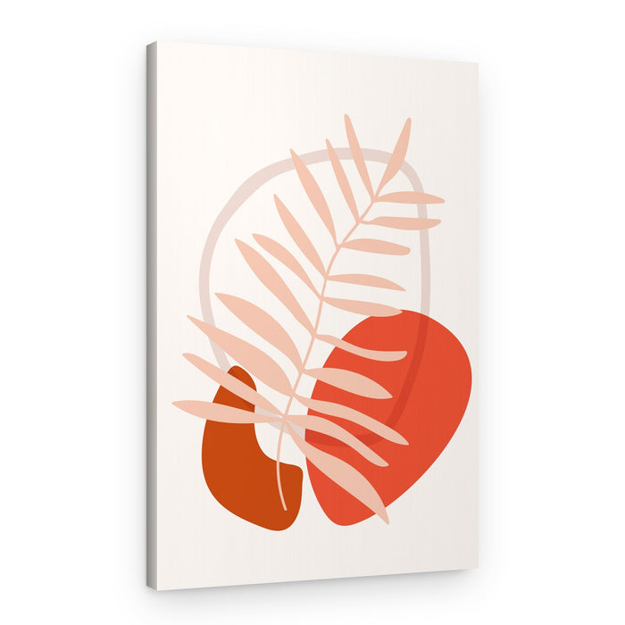 Bohemian Palm Abstract – Canvas Print