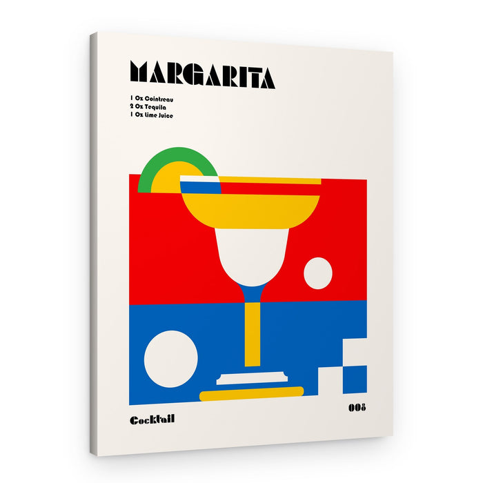 Geometric Margarita Cocktail – Canvas Print