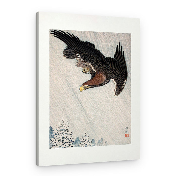 Eagle Flying In Snow (1933) – Canvas Print