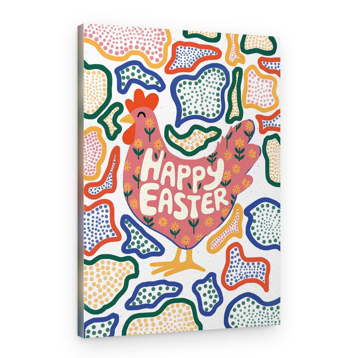 Happy Easter Chicken – Canvas Print
