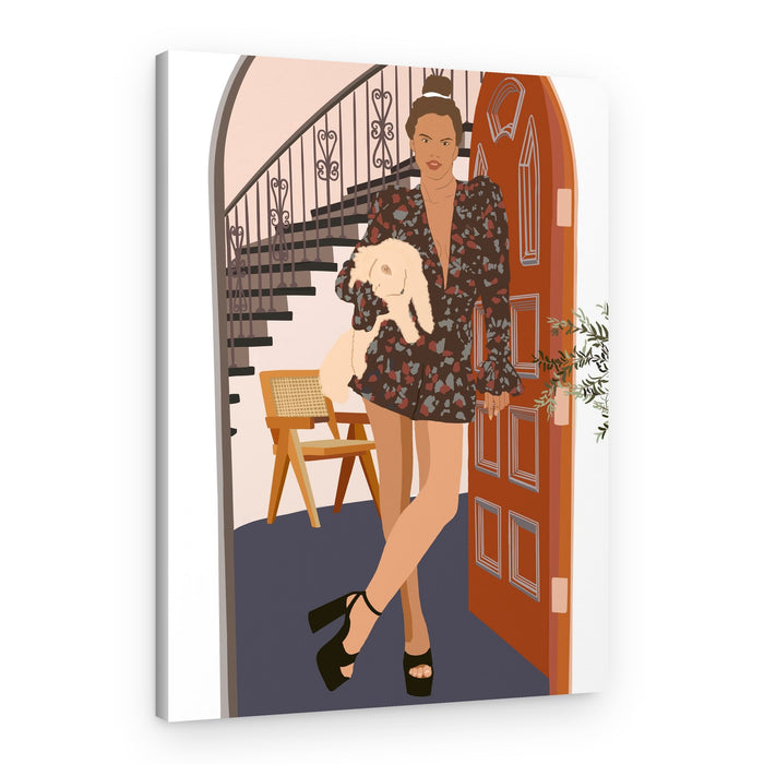 Chic Arrival – Canvas Print