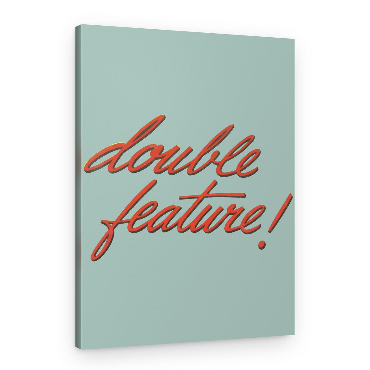 Double Feature Fun – Canvas Print