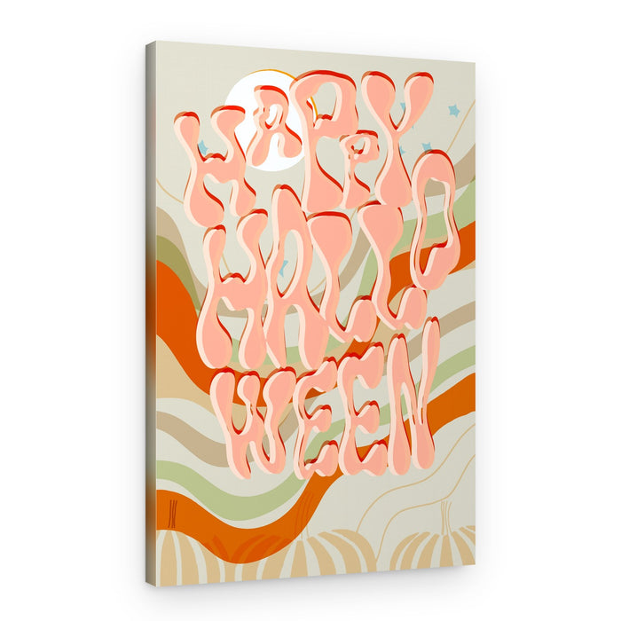 Groovy Happy Halloween – Canvas Print