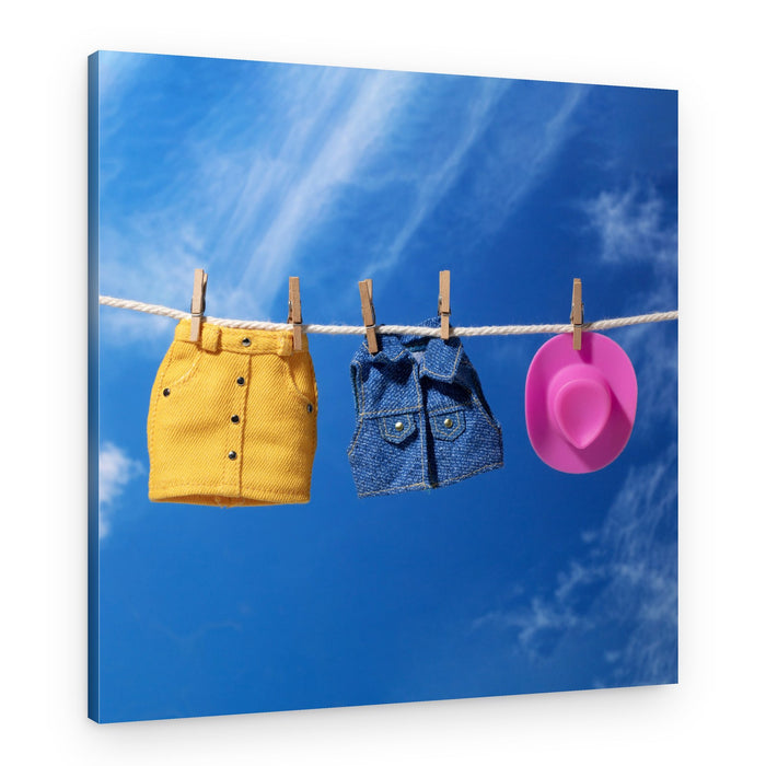 Miniature Summer Fashion – Canvas Print