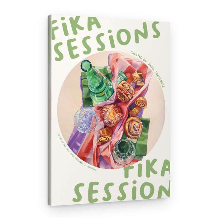Fika Pastries And Coffee – Canvas Print