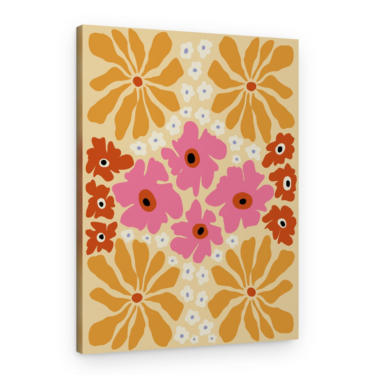 Colorful Floral Blooms – Canvas Print