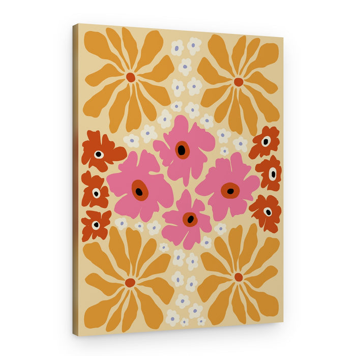 Colorful Floral Blooms – Canvas Print
