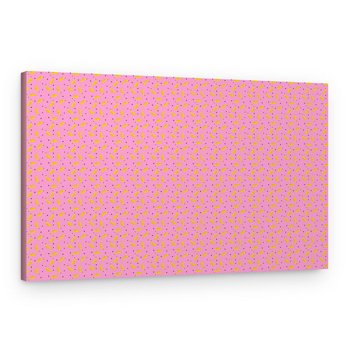 Pink Bananas and Sprinkles – Canvas Print