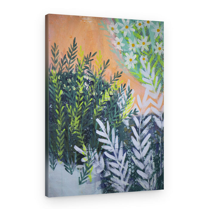 Vibrant Daisy Garden – Canvas Print