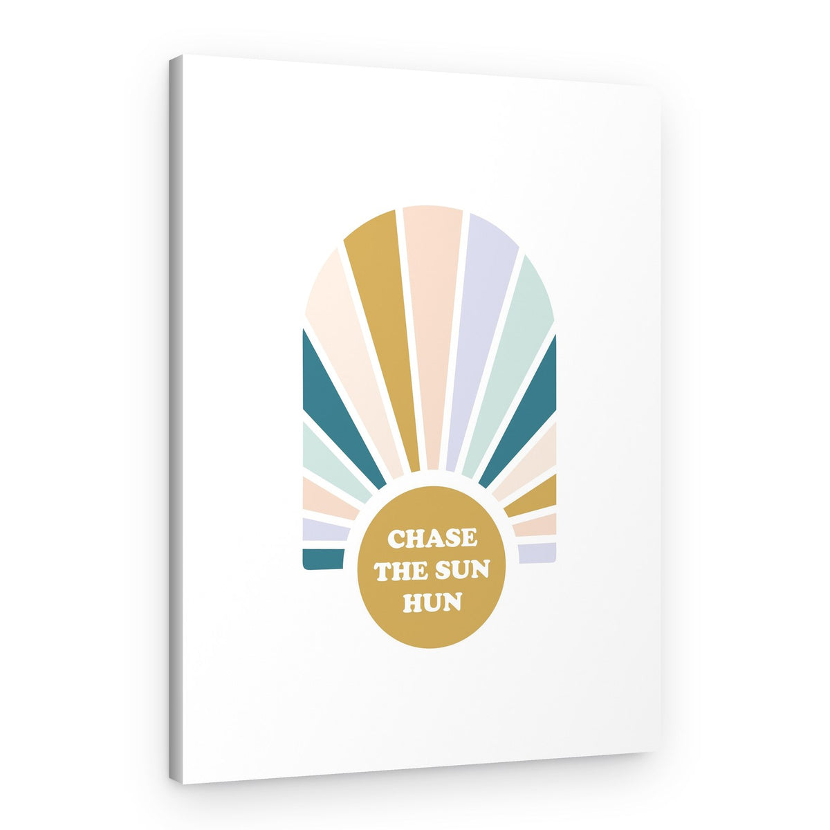 Pastel Sun Quote – Canvas Print