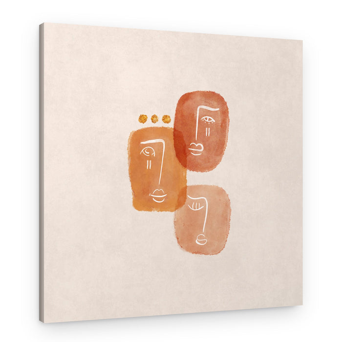 Faces in Harmony – Canvas Print